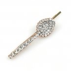 Spoon Rhinestone Hairpin