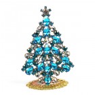 Xmas Tree Standing Decoration #19 ~ Aqua Clear Crystal