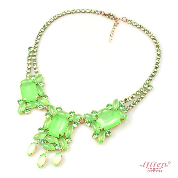 Gallery Necklace ~ Neon Green : LILIEN 