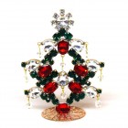 Standing Xmas Tree Decoration with Beads 10cm ~ #11*