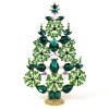 2021 Xmas Tree Stand-up Decoration 22cm ~ Emerald Green