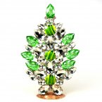 2024 Huge Xmas Tree Decoration 21cm ~ Extra Lime Green Clear*