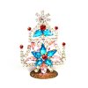 One Flower Tree Standing 8cm ~ Aqua Pink Clear*