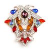 Orchid ~ Multicolor Brooch