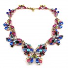 Whirl Butterflies Necklace ~ Multicolor