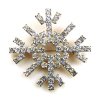 Snowflake Pin ~ Clear Crystal #3 Bigger*