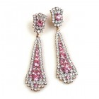 Eiffel Earrings Pierced ~ Pink