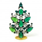 2024 Xmas Standing Tree Tears Rounds 15cm Extra Emerald Clear*