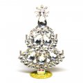 Noble Xmas Tree Decoration 16cm ~ Clear Crystal*
