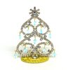 Hearts Standing Xmas Tree with Beads 10cm ~ Clear Crystal*
