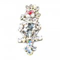 Parrot Brooch ~ Clear Crystal*