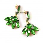 Dione Earrings Pierced ~ Green*