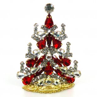 Xmas Tree Standing Decoration #03 ~ Clear Red*