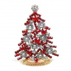 Xmas Tree Standing Decoration #08 Clear Red