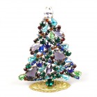 Zig-Zag Xmas Tree Stand-up Decoration 10cm ~ Purple*
