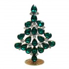 Xmas Teardrops Tree Standing Decoration 10cm ~ Emerald Clear*