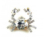 Crab Small ~ Clear Crystal