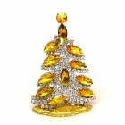 Xmas Navette Standing Tree ~ Yellow Clear*