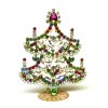Multicolor Standing Xmas Tree Decoration 12cm ~ #06*