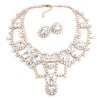 Fragrance Set Clear Crystal ~ Necklace and Earrings