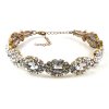 Navette Crystals Choker ~ Clear Crystal
