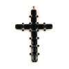Cross ~ Black Large Pendant