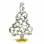 Xmas Tree 17cm Waves and Rondelles ~ Clear Crystal*
