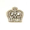 Small Crown Pin ~ Clear Crystal*