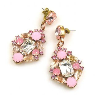 Fatal Touch Earrings Pierced ~ Pink