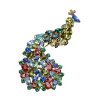 Peacock Brooch #1 ~ Multicolor ~ Gold Plated