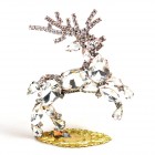 Reindeer ~ Christmas Stand-up Decoration Medium Clear (R)*