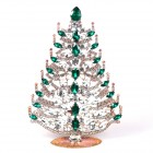 Plentiful Xmas Stand-up Tree 17cm ~ Emerald Clear*