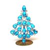 Xmas Teardrops Tree Standing Decoration 7cm ~ Aqua Red*