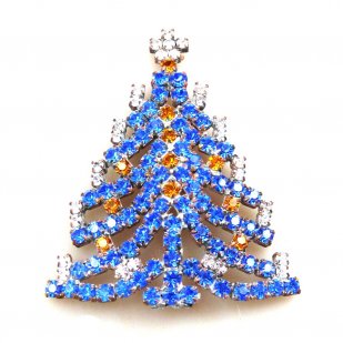 Chain Xmas Tree Brooch #06*