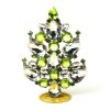 2023 Xmas Standing Tree Tears Rounds 14cm Clear Silver Lime*
