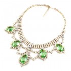 Mystery Necklace ~ Crystal Green