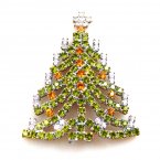 Chain Xmas Tree Brooch #07*