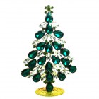 Xmas Teardrops Tree Standing Decoration 15cm ~ Emerald Green*