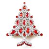 Brooch Tree 10 cm ~ Clear Red