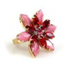 Sensual Desire Ring ~ Opaque Pink with Red