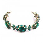 Sonatine Headband Tiara ~ Green Emerald