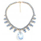 Emikos Necklace ~ Light Sapphire