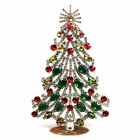 2023 Xmas Tree Decoration 20cm Ovals ~ Extra Green Red Clear*
