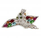 Bird King Brooch