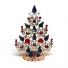 Xmas Tree Standing Decoration #04 ~ Montana Blue Red Clear*