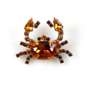 Crab Small ~ Topaz