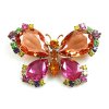 Butterfly Multicolor Brooch ~ #2