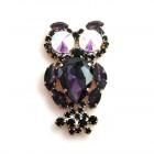 Owl Pin Medium ~ Purple*