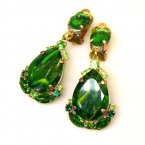 Sonatine Earrrings with Clips ~ Extra Green*