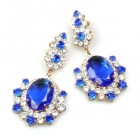 Infinite Dream Earrings Pierced ~ Sapphire Blue